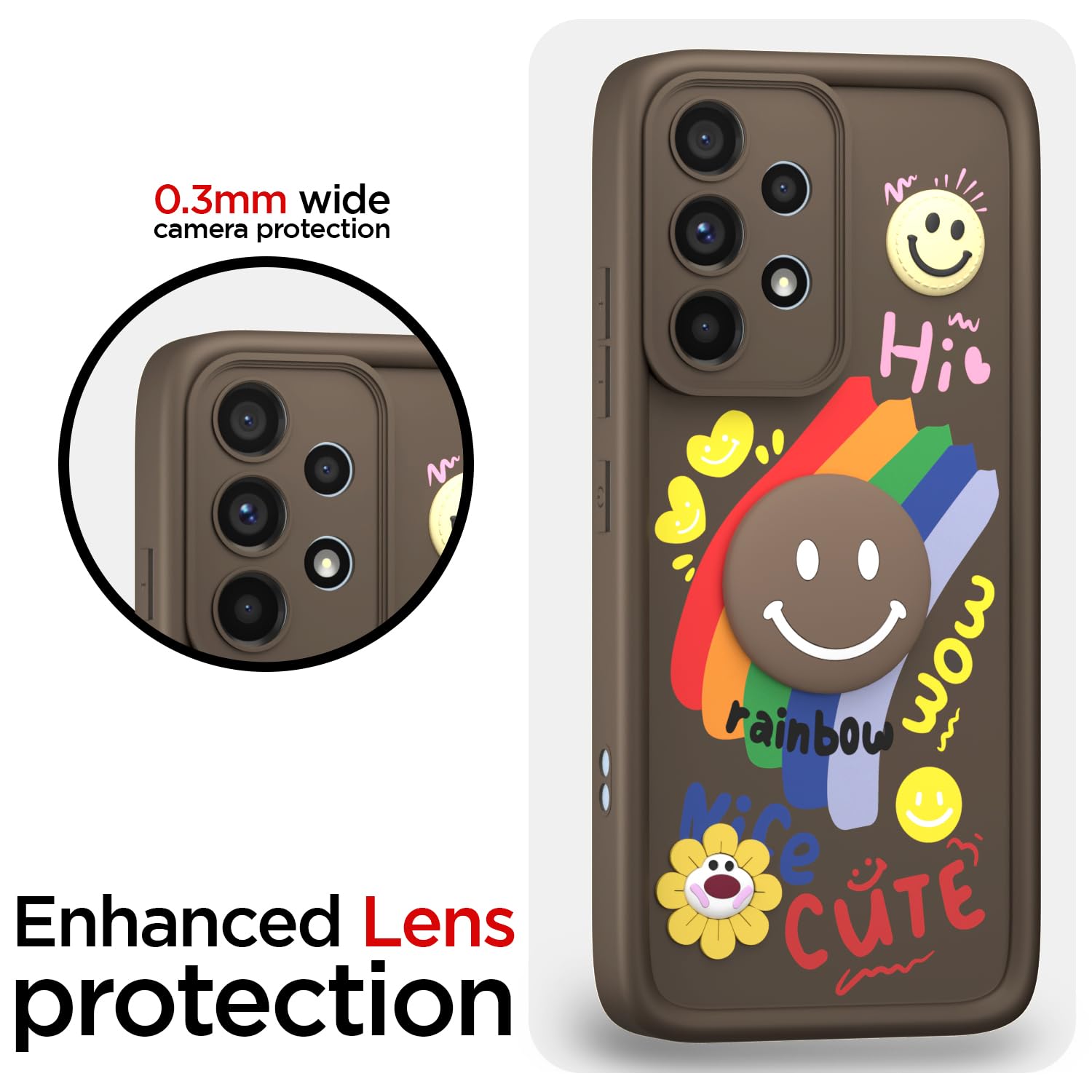 Pikkme Samsung A53 5G Soft Silicone brown back cover – photo 5
