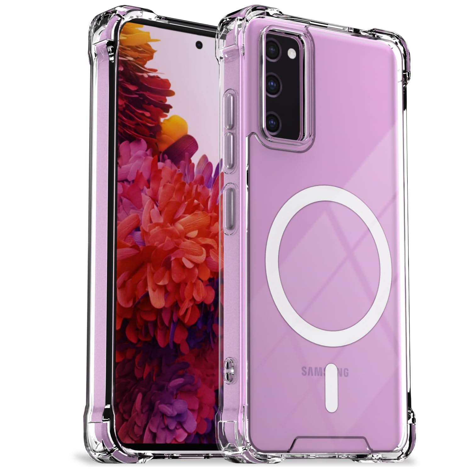 Transparent mag-safe phone cover for Samsung S20 FE 5G – Pikkme