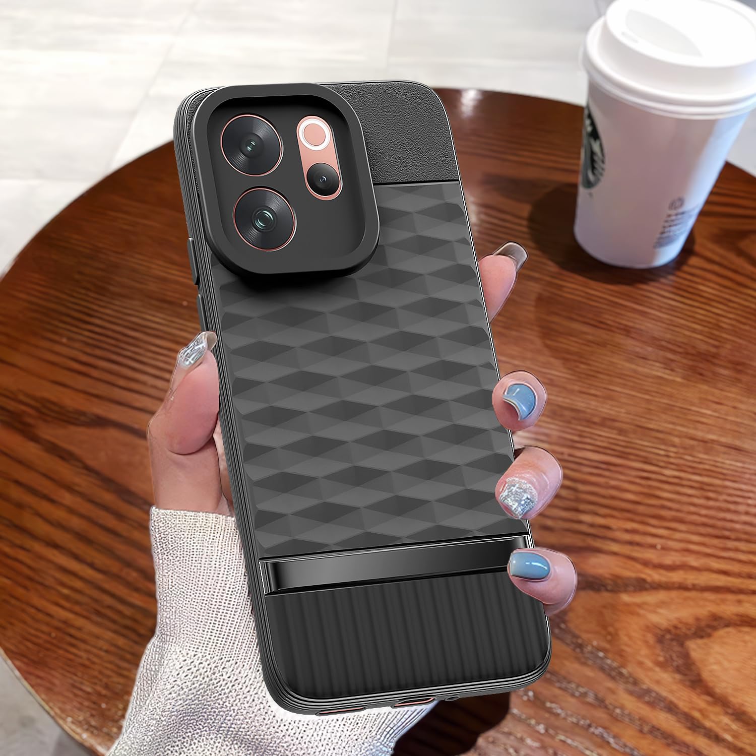 Black mobile back cover for Vivo V70 5G – Pikkme – photo 7