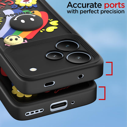 Realme P4 5G mobile back cover in black by Pikkme – photo 4