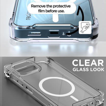 Realme 16T 5G back cover in transparent mag-safe by Pikkme – photo 3