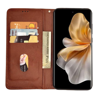 Brown flip case for Vivo V30 Pro 5G – Pikkme – photo 3