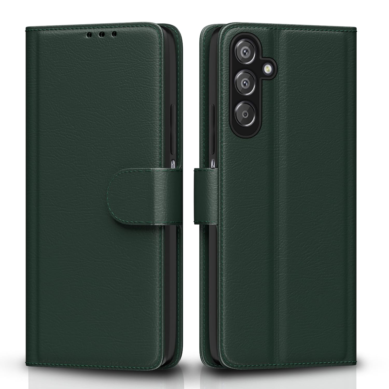 Samsung M35 5G mobile flip cover in green by Pikkme