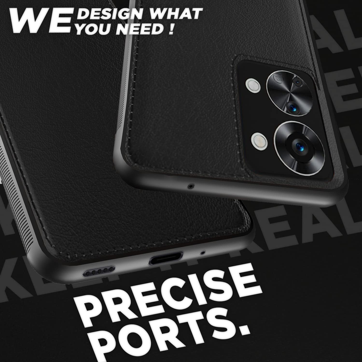Black mobile back cover for OnePlus Nord 2T 5G – Pikkme – photo 4