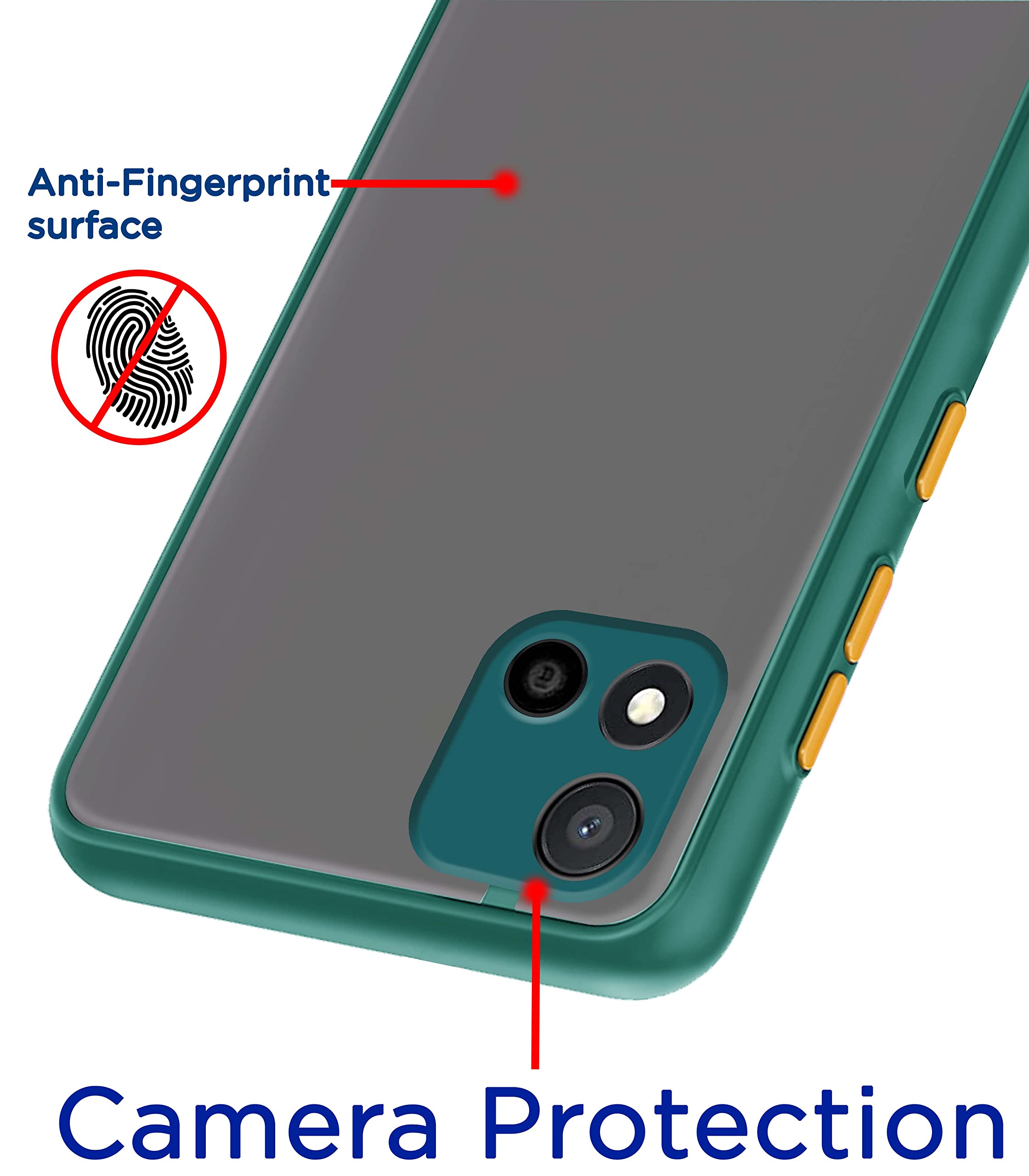 Pikkme Realme C11 (2021) Hybrid green mobile back cover – photo 2