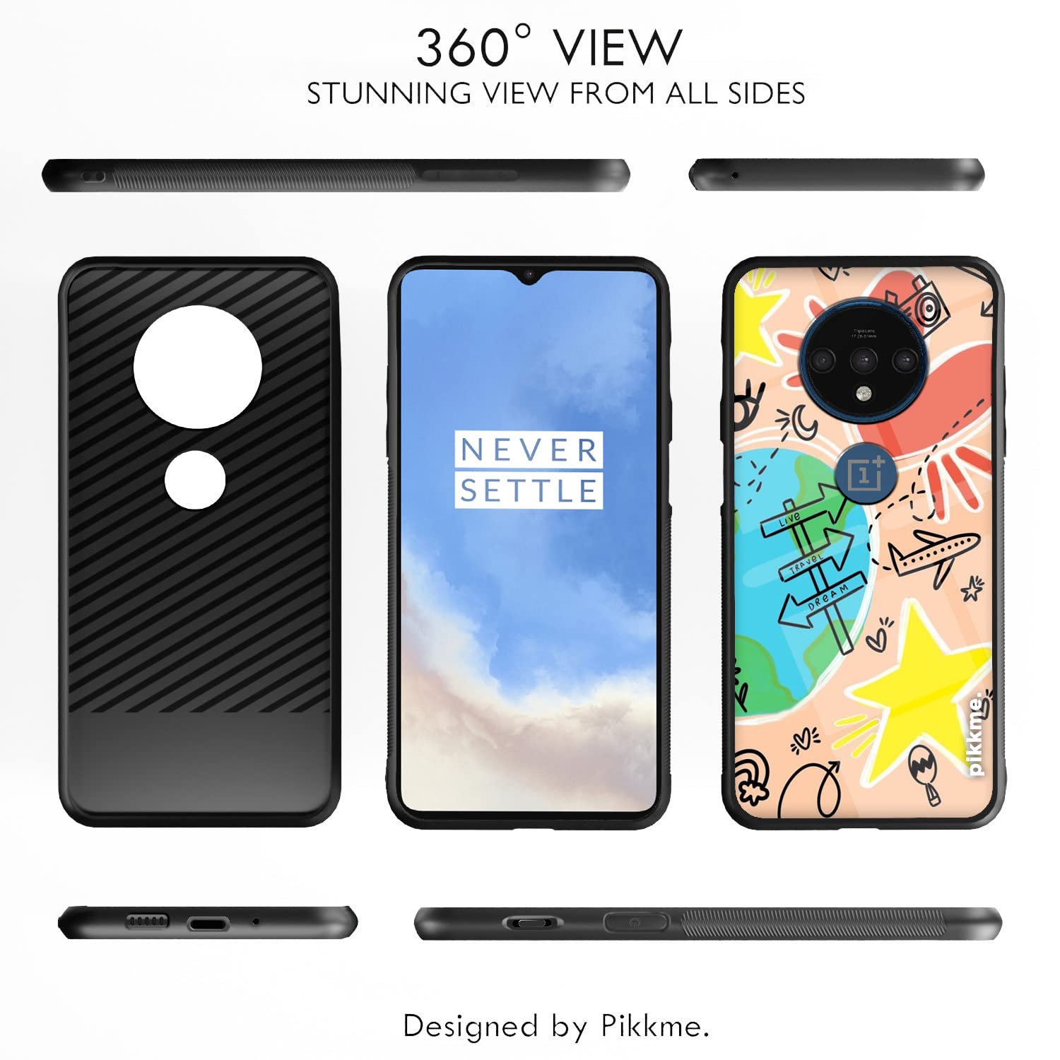 OnePlus 7T Hybrid back cover by Pikkme – photo 2