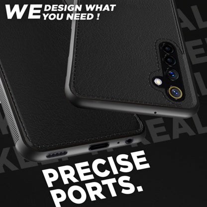 Black Leather phone cover for Realme XT/X2 – Pikkme – photo 4