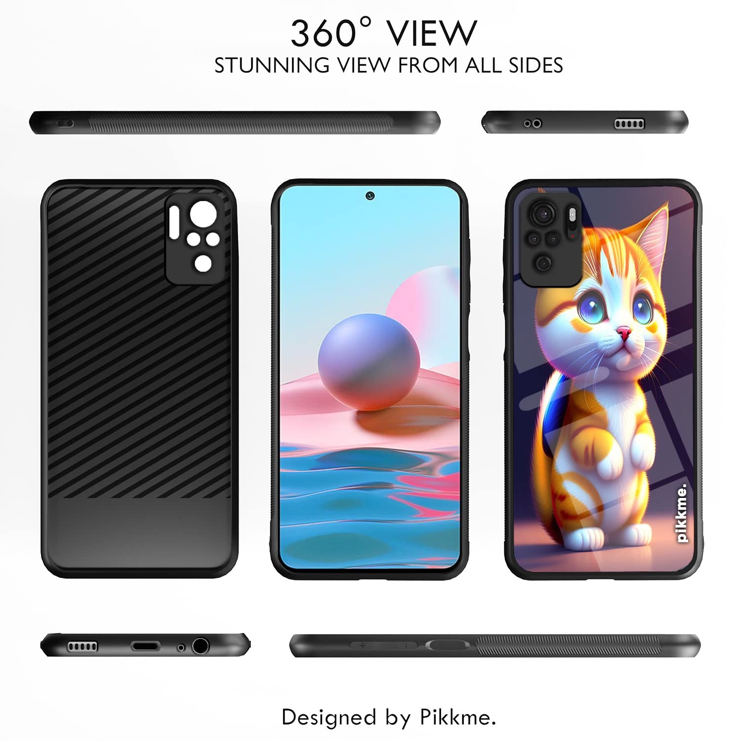 Pikkme Redmi Note 10/Note 10s Cat mobile cover – photo 2