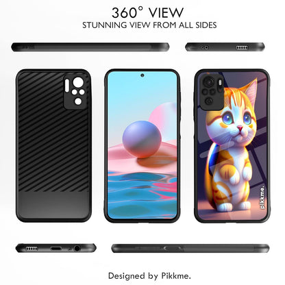 Pikkme Redmi Note 10/Note 10s Cat mobile cover – photo 2