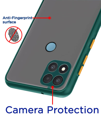 Green Hybrid back cover for Oppo A15/A15s – Pikkme – photo 2