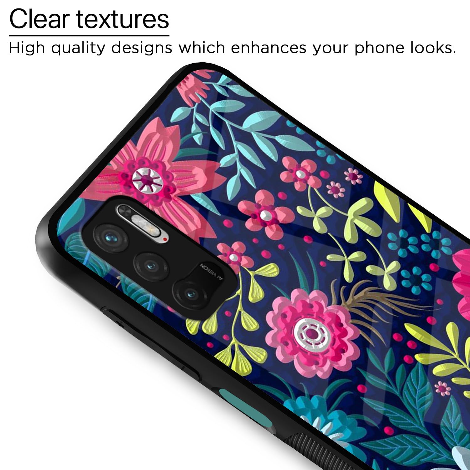 Redmi Note 10T/Poco M3 Pro 5G Flower phone cover by Pikkme – photo 4