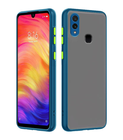 Pikkme blue Hybrid back cover for Vivo Y91/Y93/Y95