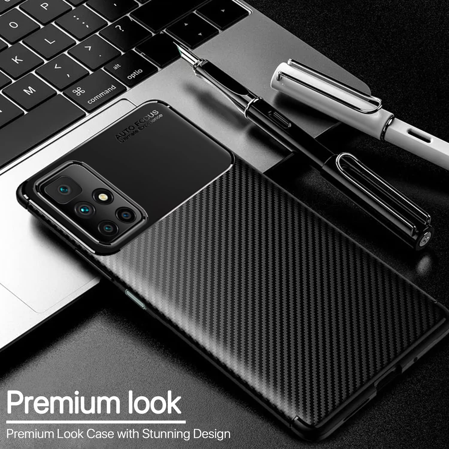 Redmi 10 Prime mobile cover in black by Pikkme – photo 3