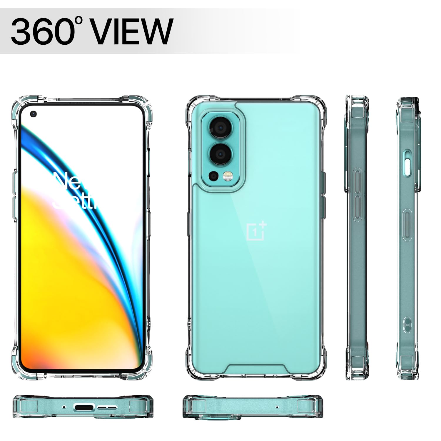 OnePlus Nord 2 5G PC-TPU phone cover in transparent by Pikkme – photo 7