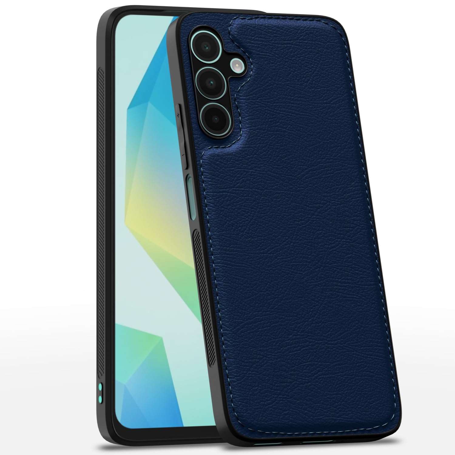 Samsung Galaxy A16 5G LeatherBack Back Cover – Blue
