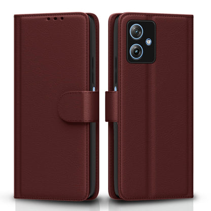Pikkme brown Wallet flip case for Moto G54/G64 5G