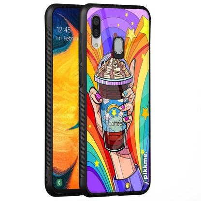 Pikkme Hybrid mobile back cover for Samsung A20/A30/M10s