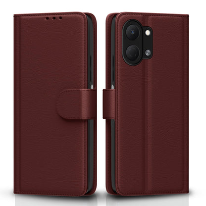 Tecno Spark Go 3 Wallet wallet flip cover in brown by Pikkme