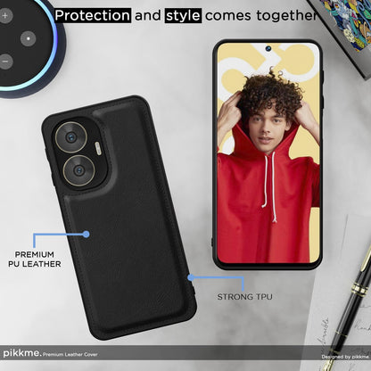 Black phone cover for Realme C55/Narzo N55 – Pikkme – photo 4