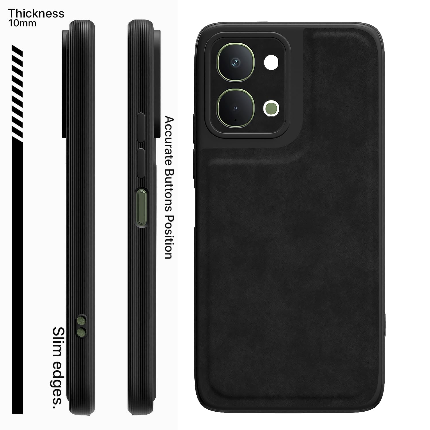 Pikkme black mobile cover for Vivo T5x/Y51 Pro/iQOO Z11x 5G – photo 3