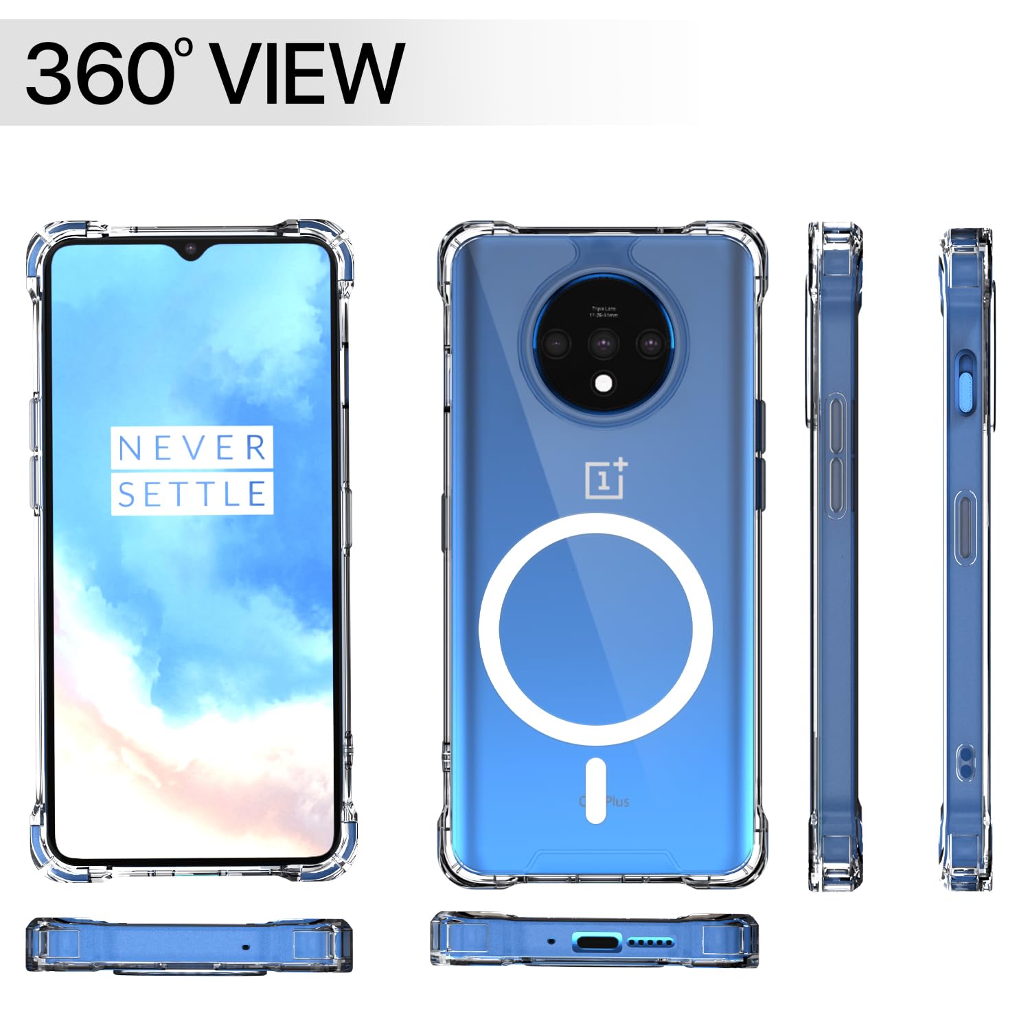Pikkme transparent mag-safe back cover for OnePlus 7T – photo 7