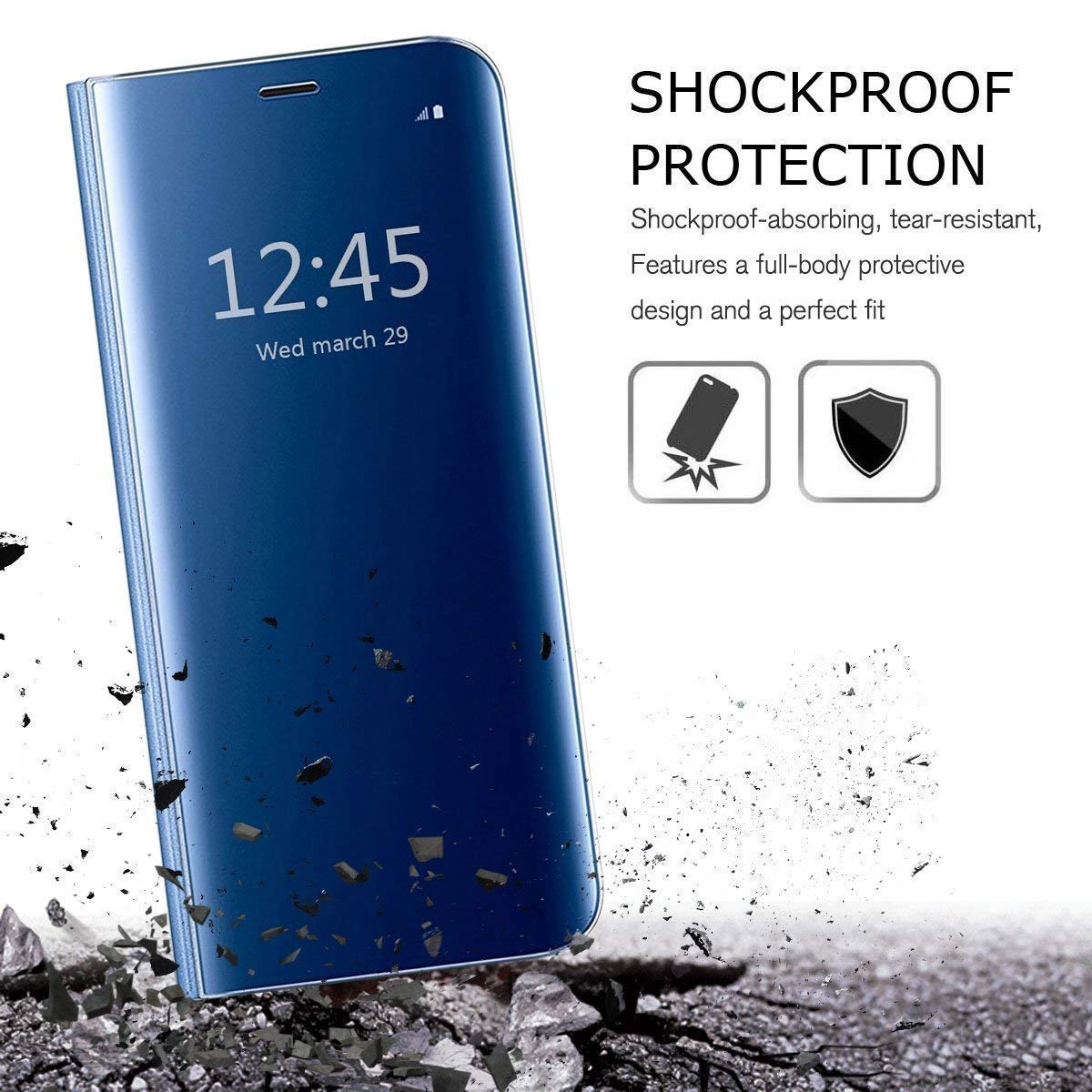 Pikkme Redmi 7A blue flip cover – photo 4