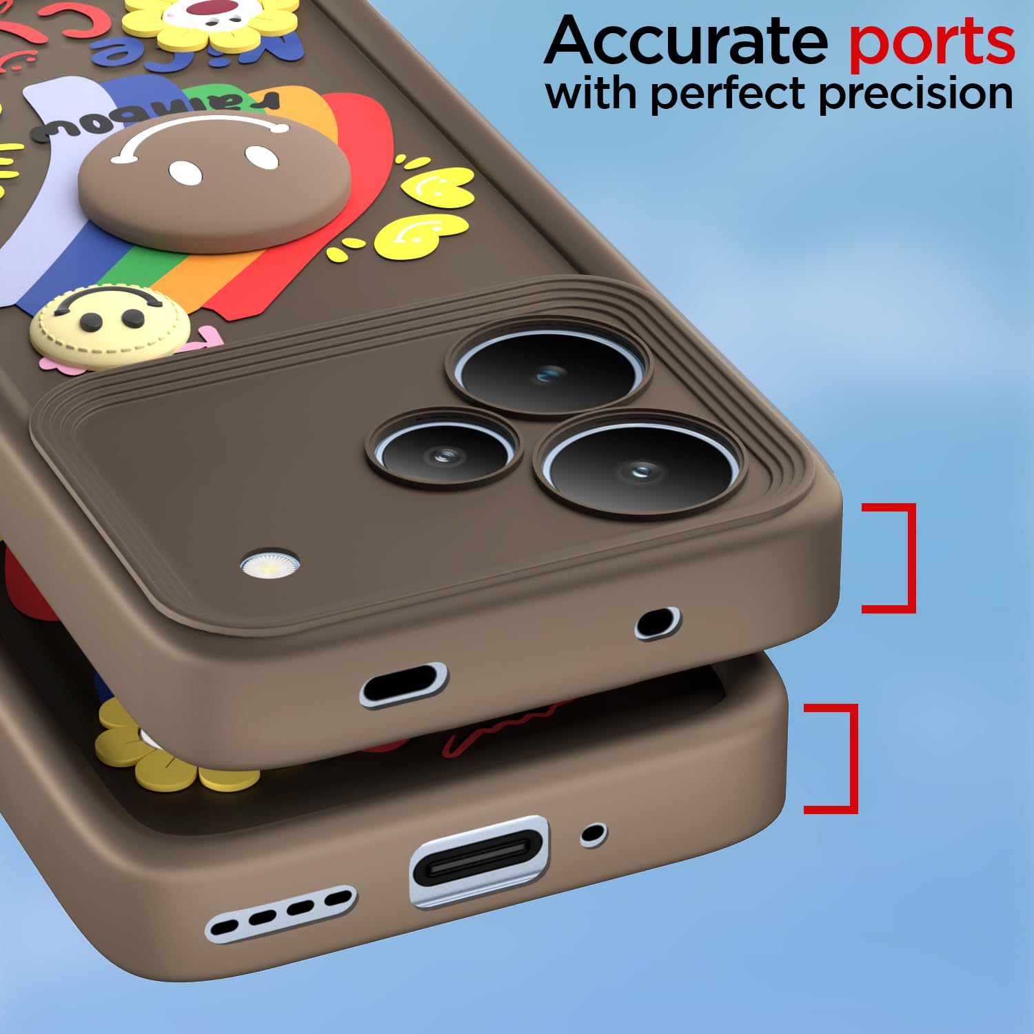 Pikkme Realme P4 5G brown back cover – photo 4
