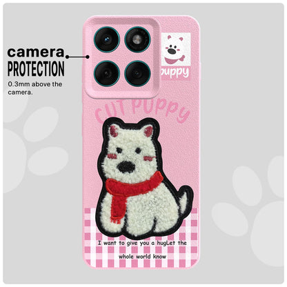 Pink Plush Patch mobile cover for Moto Edge 60 Pro 5G – Pikkme – photo 6