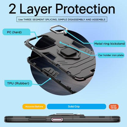 Pikkme Oppo A3x 5G/A3x 4G/A3 5G D5 Tough Armor black phone cover – photo 4