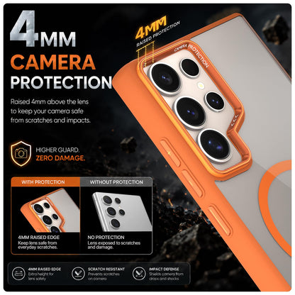 Pikkme orange mag-safe mobile cover for Samsung S24 Ultra 5G – photo 4