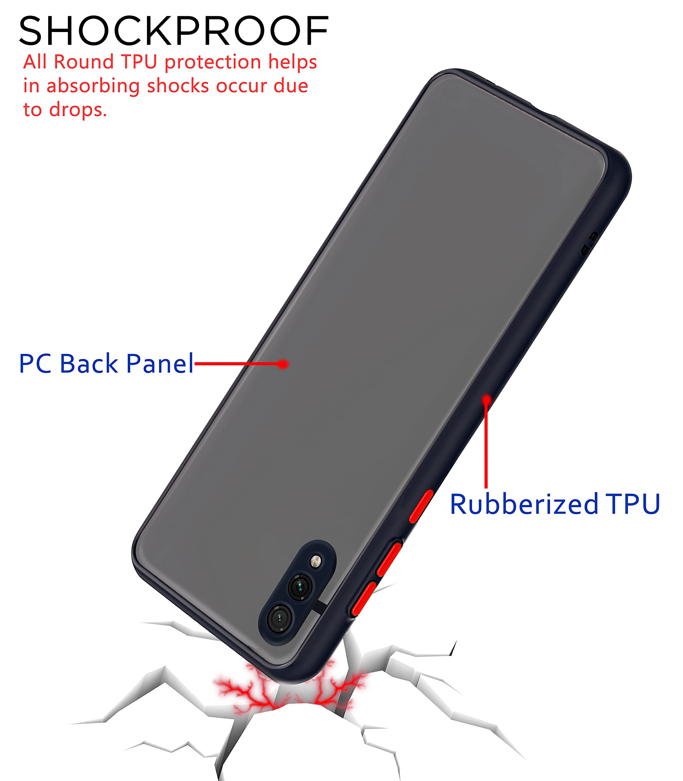 Samsung M02 mobile cover in black by Pikkme – photo 4
