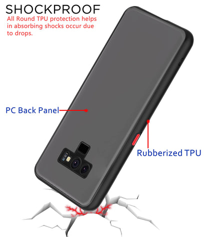Black Hybrid back cover for Samsung Note 9 – Pikkme – photo 4