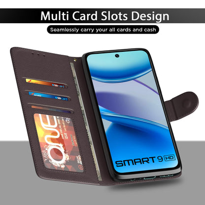 Coffee wallet flip cover for Infinix Smart 9 – Pikkme – photo 5