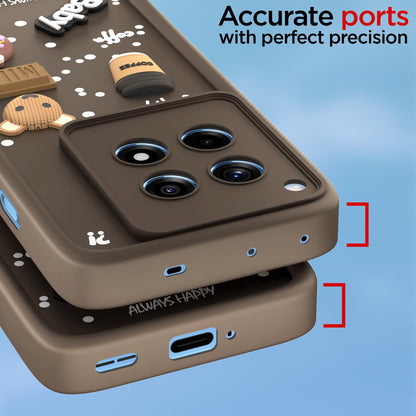 Pikkme brown mobile back cover for OnePlus 12R 5G – photo 4