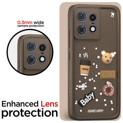 Pikkme brown Silicone phone cover for Moto Edge 50 Pro 5G/3D – photo 5