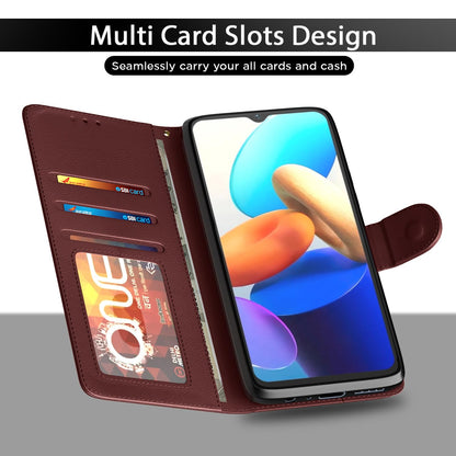 Vivo Y35 Wallet mobile flip cover in brown by Pikkme – photo 5