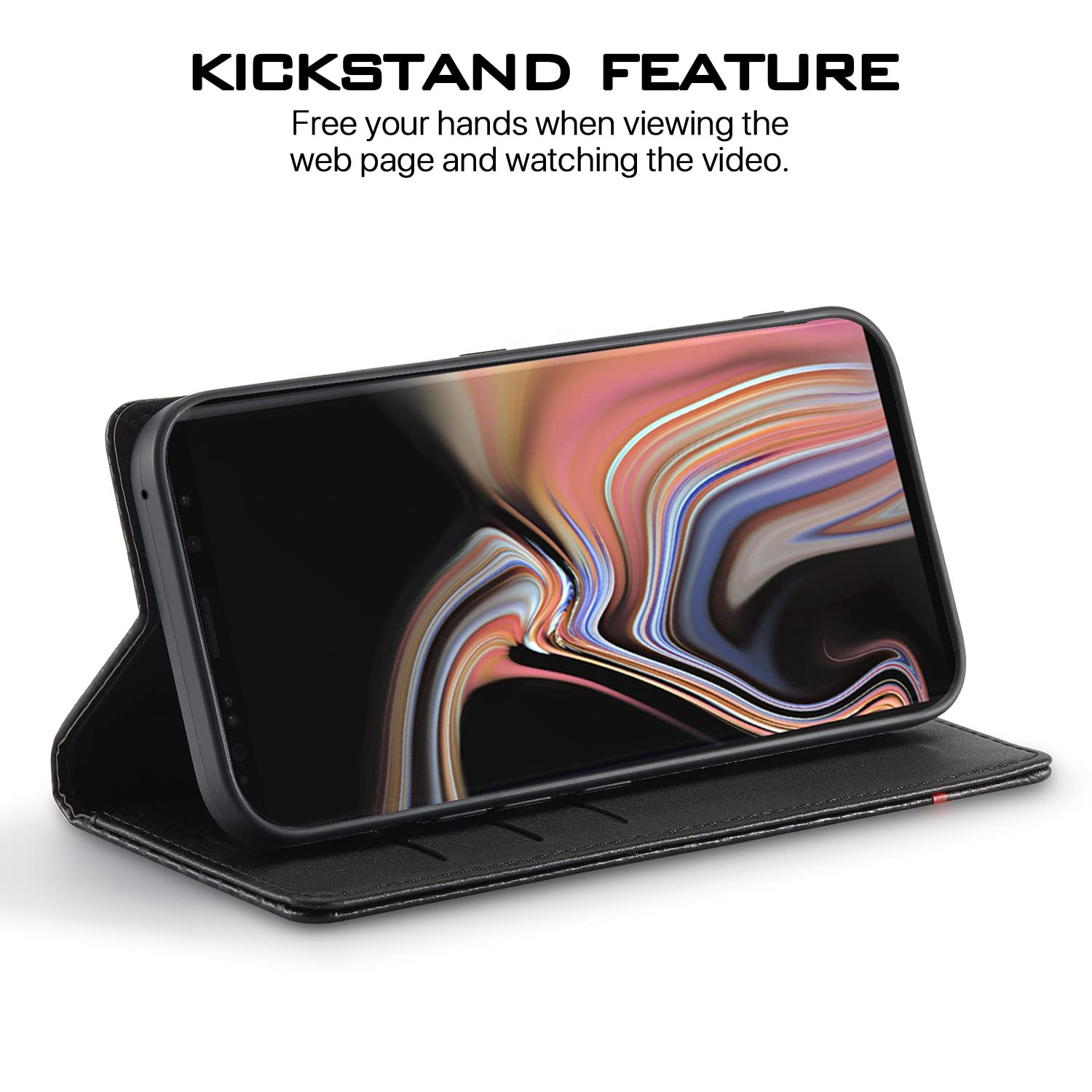 Pikkme Samsung Note 9 black flip case – photo 5