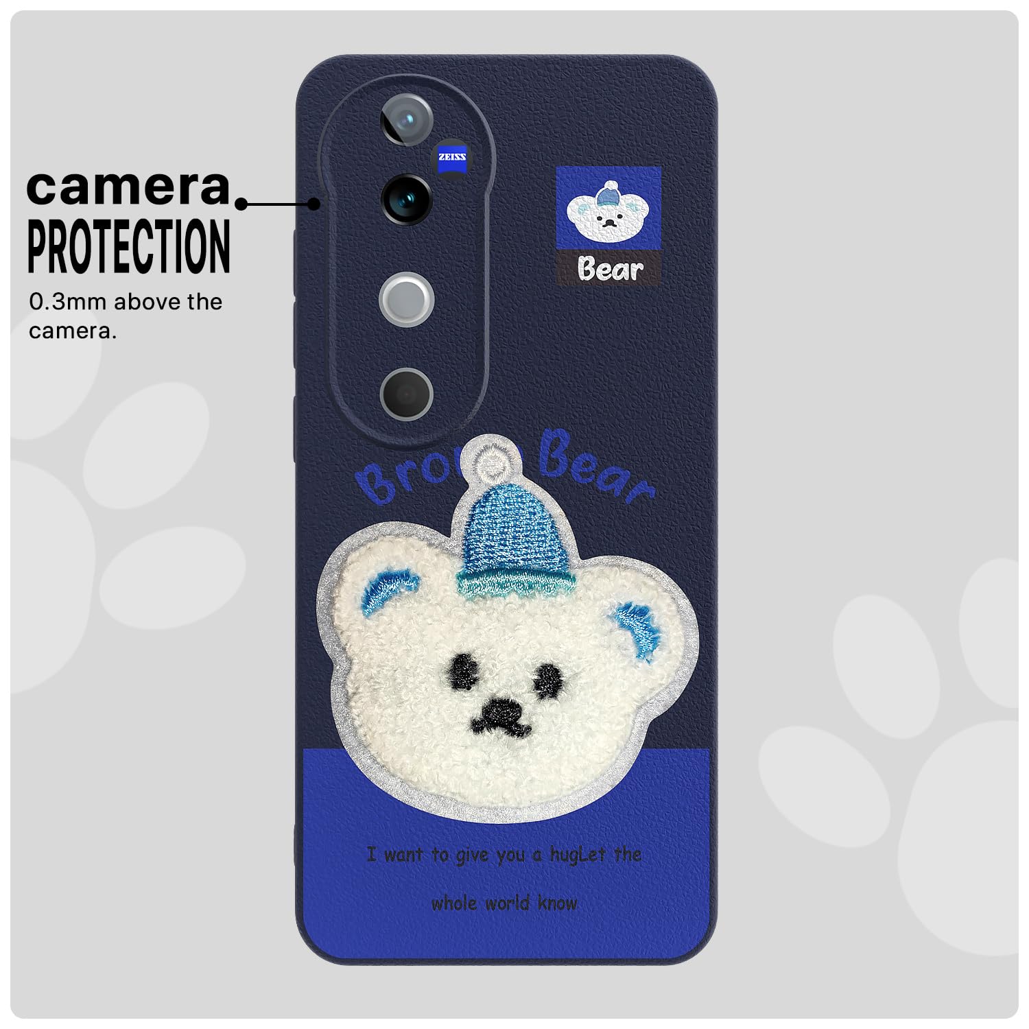 Pikkme Vivo V40/V40 Pro/T3 Ultra 5G blue mobile back cover – photo 6