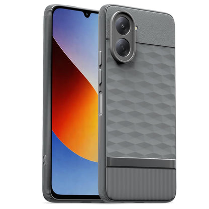 Redmi A7 mobile cover in grey by Pikkme
