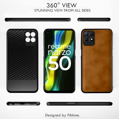 Pikkme brown phone cover for Realme Narzo 50/8i 4G – photo 3
