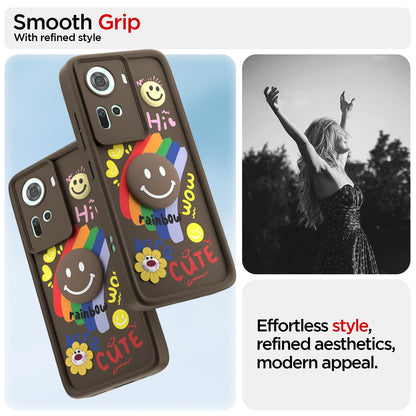 Pikkme brown Soft Silicone phone cover for Oppo Reno 11 5G – photo 2