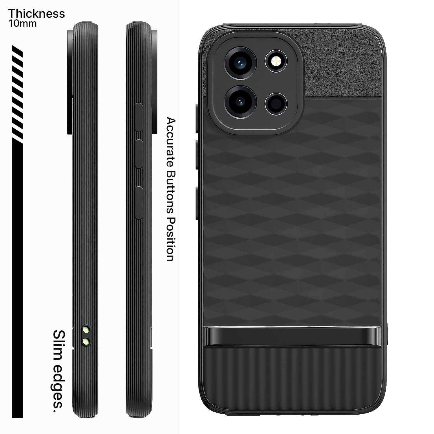 Pikkme black Silicone back cover for OnePlus Nord 6 5G – photo 3