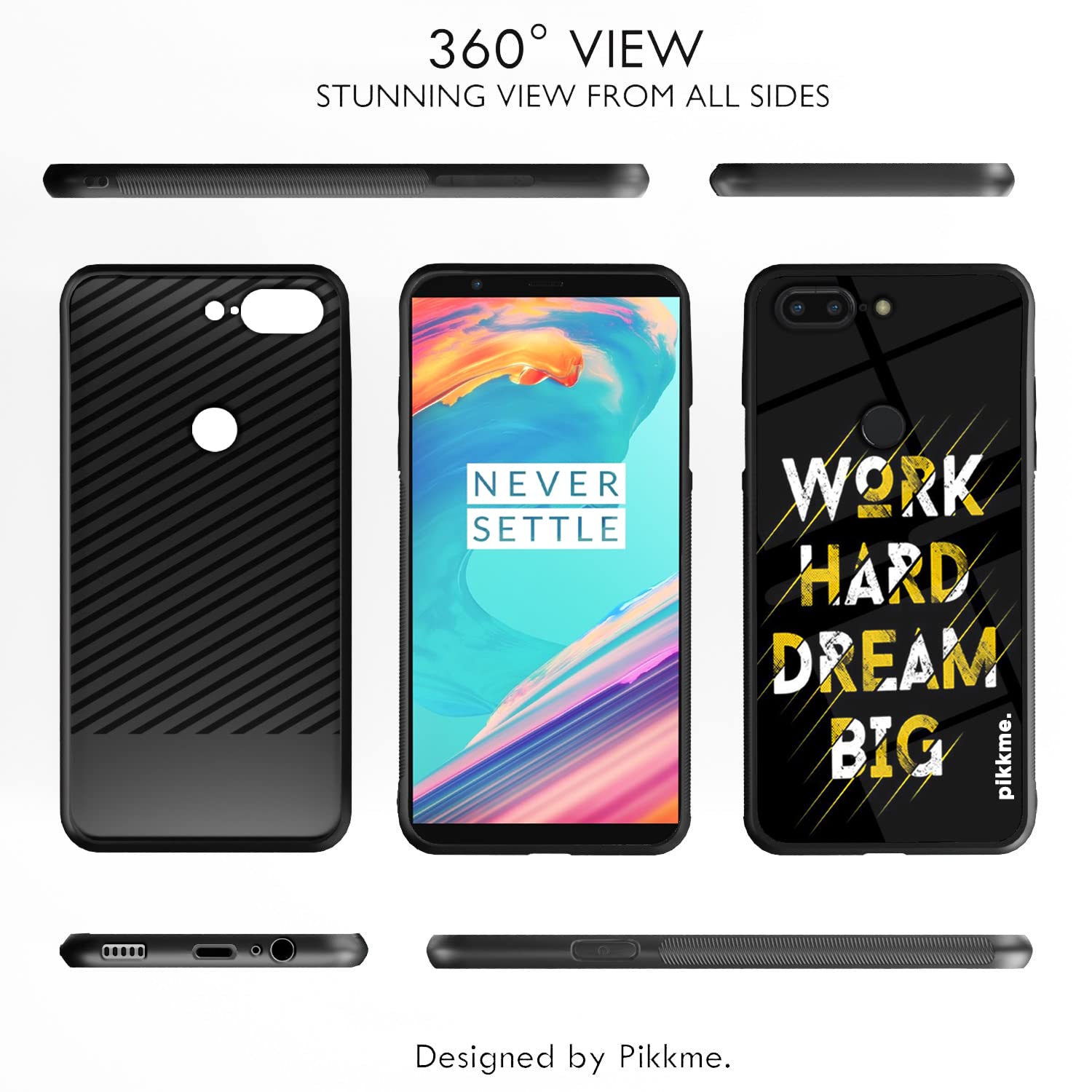Hybrid Mobile back cover for OnePlus 5T – Pikkme – photo 2
