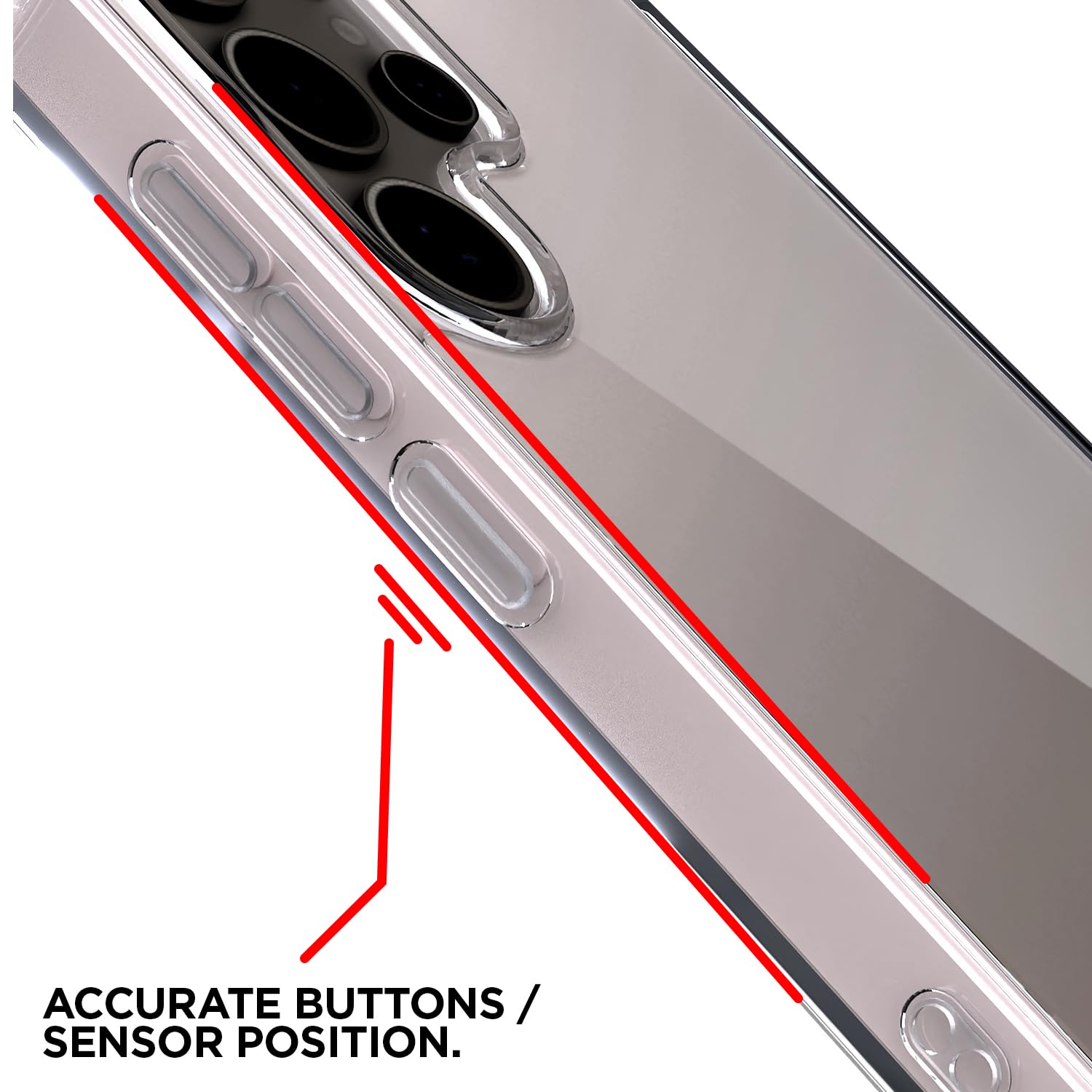 Samsung S24 Ultra 5G PC-TPU mobile back cover in transparent by Pikkme – photo 6