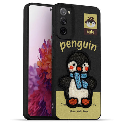 Samsung S20 FE/S20 FE 5G Plush Patch mobile cover in black by Pikkme