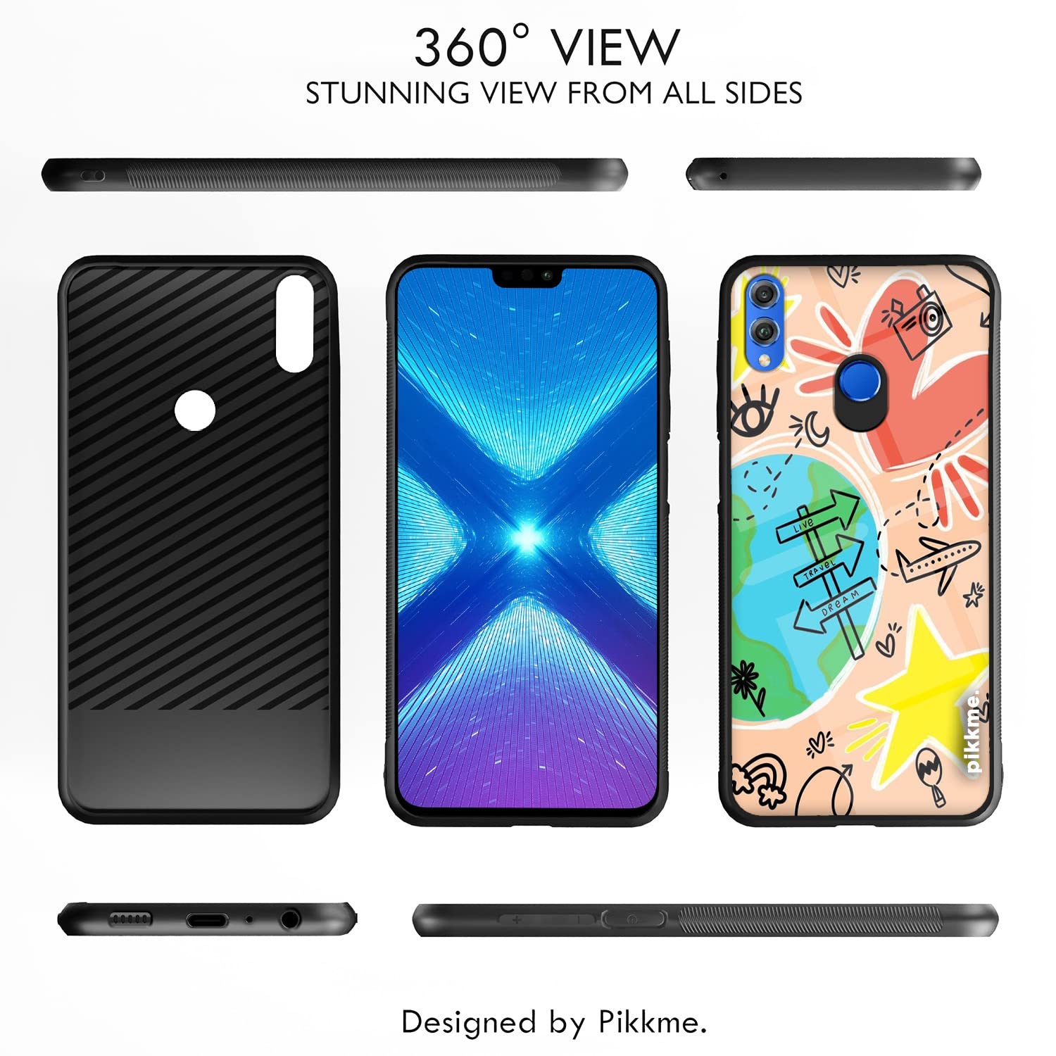 Pikkme Hybrid mobile back cover for Honor 8X – photo 2