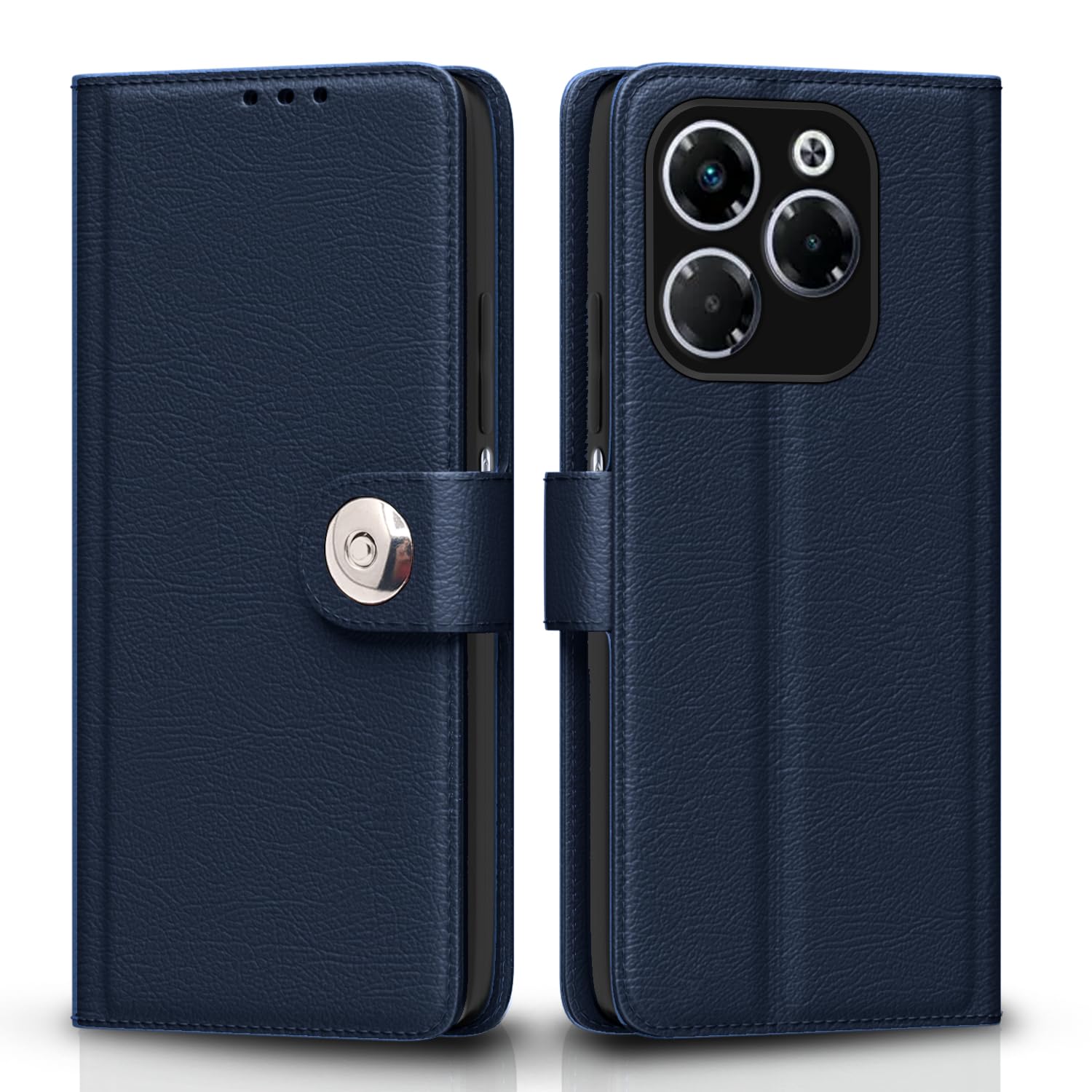 Infinix Note 40X 5G flip cover in blue by Pikkme