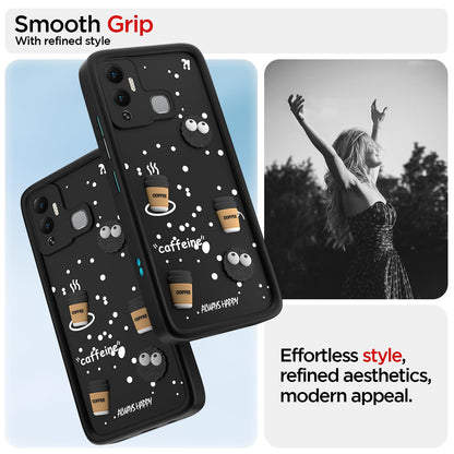 Infinix Hot 12 Play/3D Silicone mobile cover in black by Pikkme – photo 2