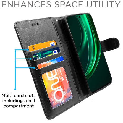 Pikkme Realme 13 Plus 5G/P1 Wallet black flip cover – photo 3