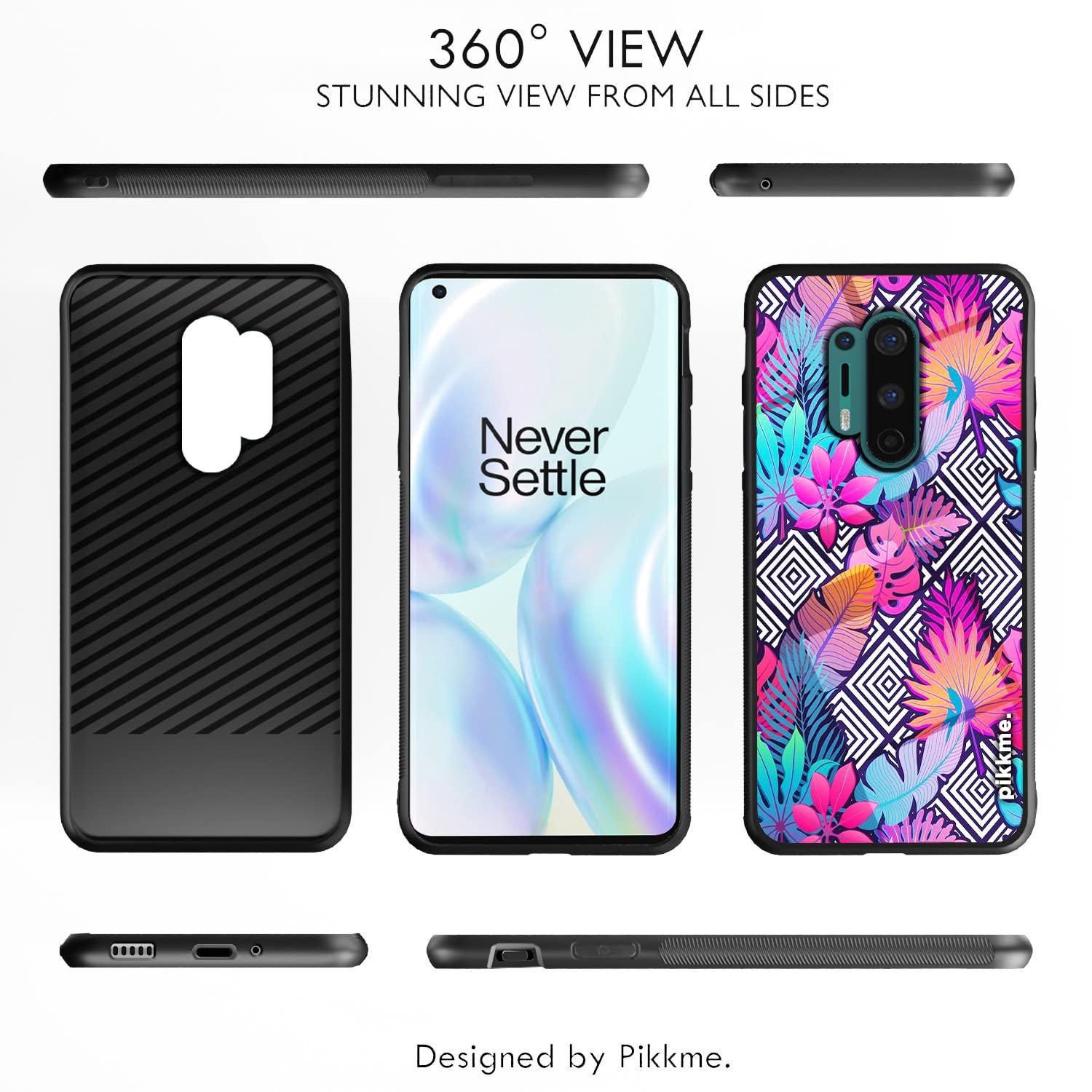 Pikkme OnePlus 8 Pro Flower mobile back cover – photo 2